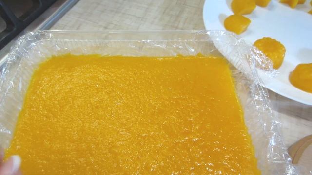 Вкуснейший МАРМЕЛАД из тыквы с апельсином.  Полчаса и готовый десерт!