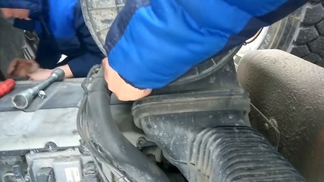 Плановое ТО MAN TGS 40.400 замена масла ДВС и фильтров