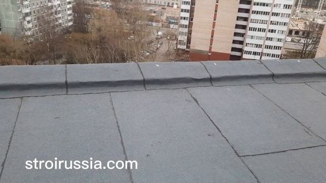 Ремонт мягких кровель методом "Спекания"