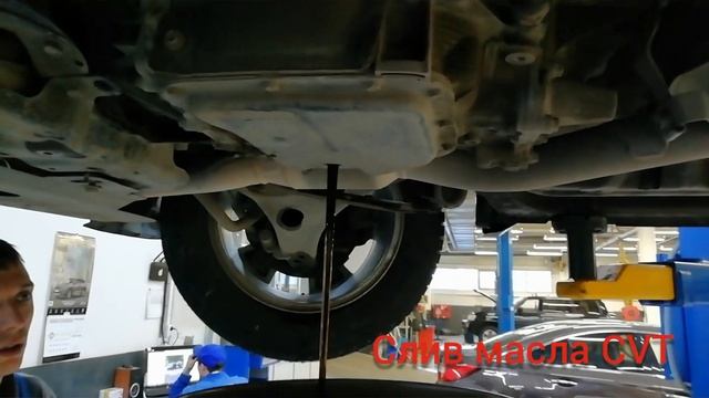 Subaru Forester SJ Замена масла переднего дефферинциала, в редуктор и в CVT