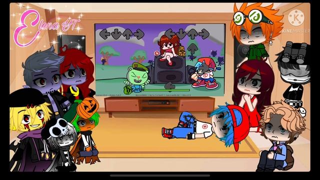 FNF React To Vs Flippy Mod||FRIDAY NIGHT FUNKIN’||ElenaYT.