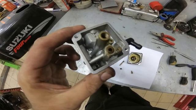 Suzuki DF5 нестабильная работа мотора повышенный расход топлива.mp4