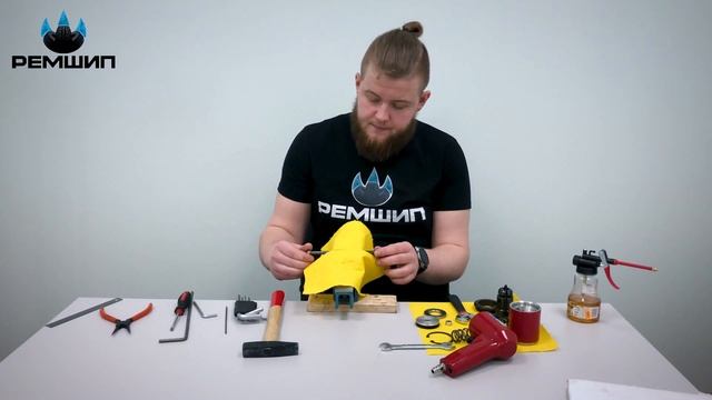 Разбор и обслуживание шиповального пистолета РП-12