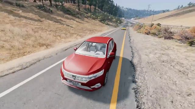 Автомобили потерявшие правления - BeamNG Drive