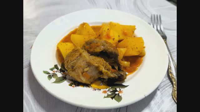 Свиные ребрышки с картошкой