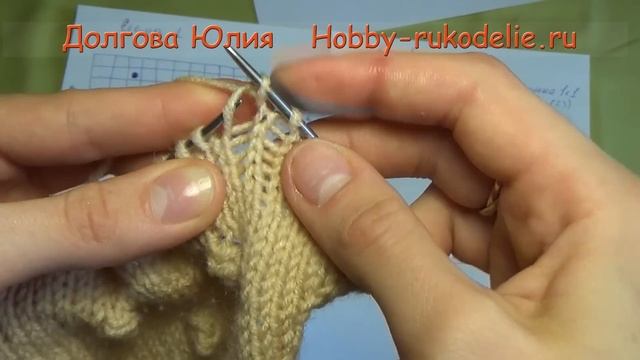 Вязание спицами комбинезона для новорожденных Часть 1