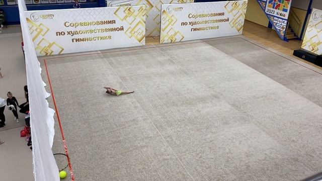 Первое выступление по индивидуальной программе в художественной гимнастике 5 лет