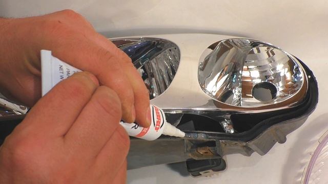 Замена стекла фары Ланос