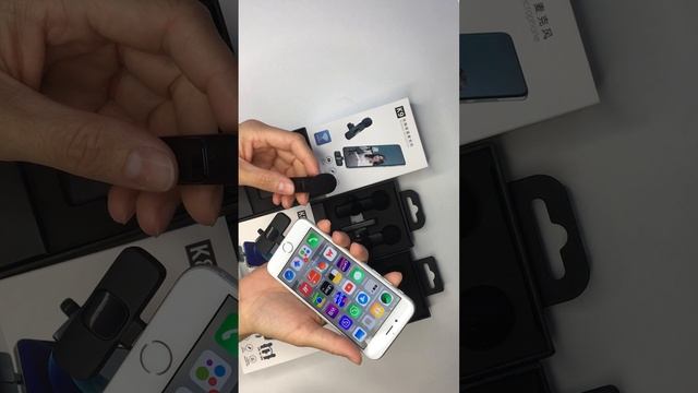 подключение беспроводного микрофона (петлички) К8 К9