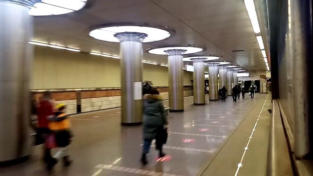 ТКЛ метро. Новогодний ЕЖ-3/Ем508т. Вечерний рейс : Планерная - Котельники - Планерная. Вид из окна.