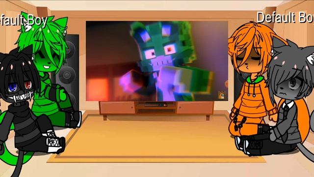 реакция Бискаса и его личностей на клип "буду стоять"#kitty_kit71#котик #biskas