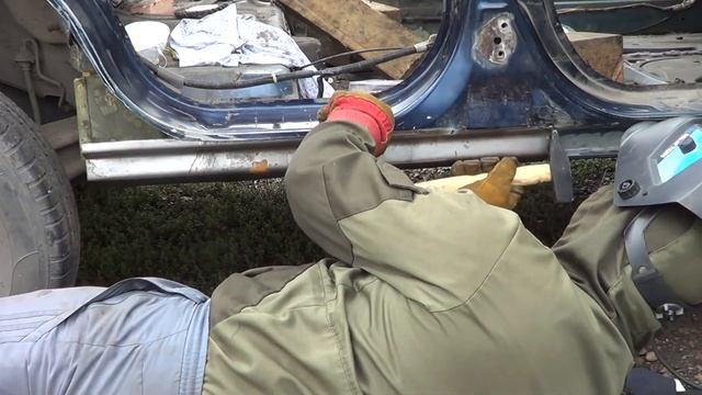 Замена арок и порогов Honda CR-V RD1 своими руками 2 часть