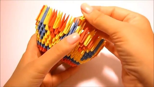 Модульное оригами.№6 Шкатулка