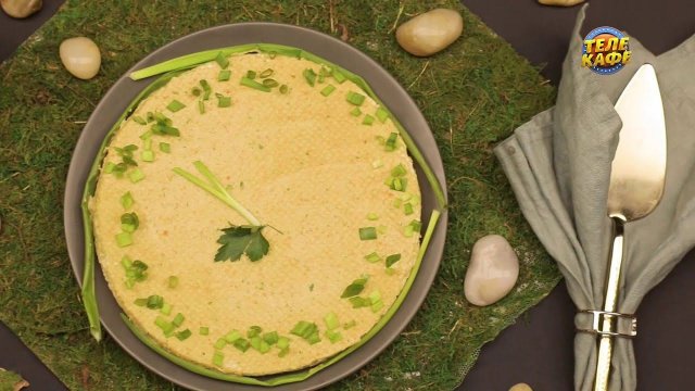 Селёдочный торт на вафельных коржах