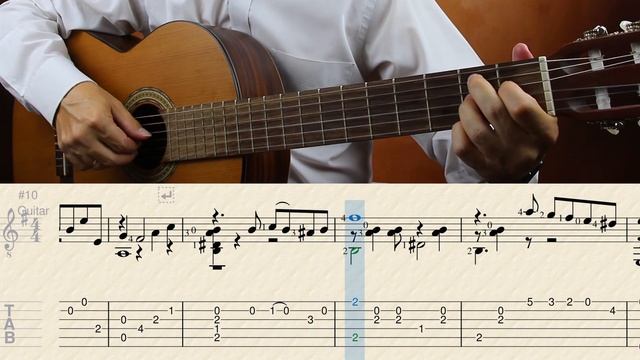 Сиреневый туман (кавер на гитаре) - Видеотабы