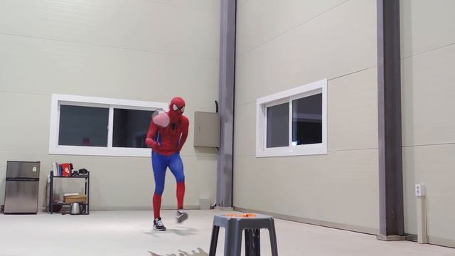 Spider Man Popping Balloons & Trick Shots Compilation! (Full Episode)