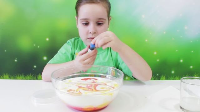 Волшебные краски и зеленая жижа Цветные эксперименты Easy Science Magic colors and ugly Experiment