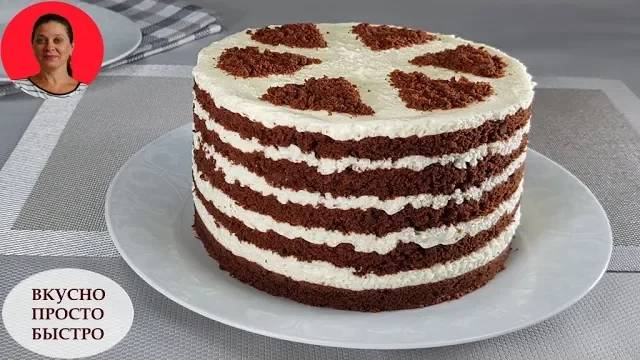 Простой и вкусный торт к домашнему чаепитию ✧ Торт ПЛОМБИР по–новому