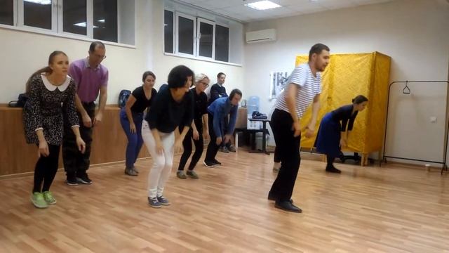 Линди хоп. Урок 26 ноября 2018 г.(3). Начинашки.