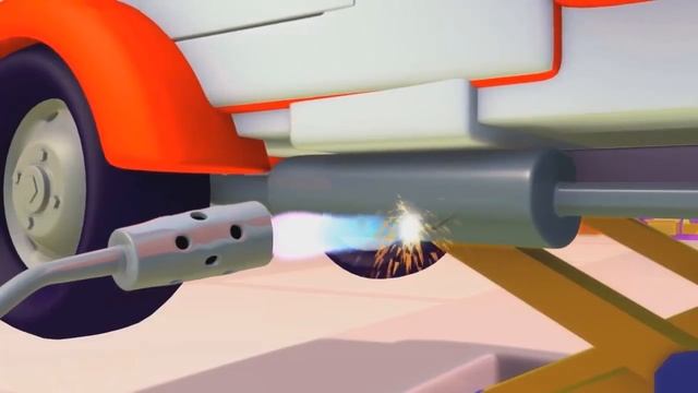 Карл и его друзья Эвакуатор Том, Поезд, Самосвал.Carl and his friends Tow Truck, Train, Dump Truck.