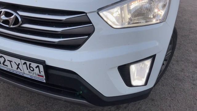 Hyundai Creta 2018 - установке led ламп .