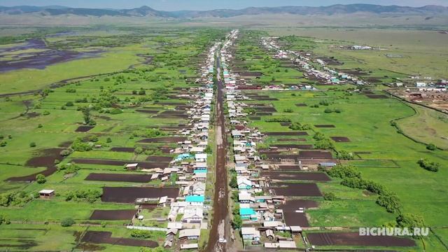 Бичура. Полёты над Бичурой.