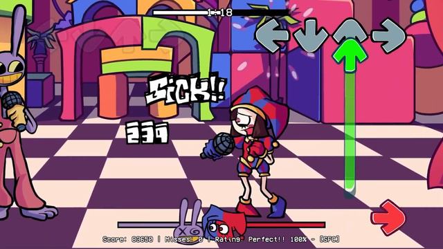 Atrocity but Jax and Pomni Sing It 🎶 (FNF The Amazing Digital Circus Cover + Reskin)