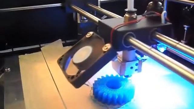3D печать шестерни из ABS пластика на 3D принтере