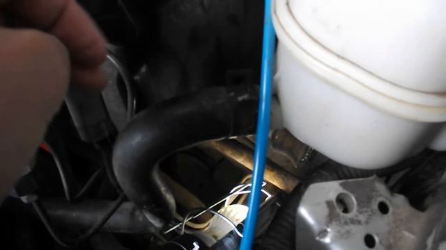 Снятие шлангов и хамутов с печки дэу нексия