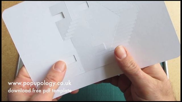 Pop Up House Card #3 Tutorial - Origamic Architecture