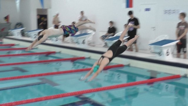 Первенство города по плаванию в «Парусе»