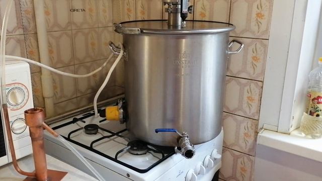 ???ОТГАБРИЭЛИВАНИЕ ??? ПЕРЕГОНКА БРАГИ ИЗ СЛИВОВОГО ПЮРЕ ???