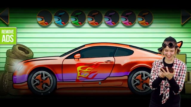 АВТОМОЙКА - ГАЕЧКА ИГРАЕТ В ПРИЛОЖЕНИЕ