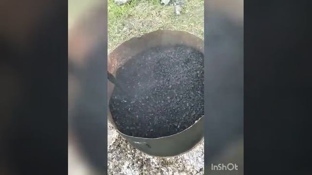 как растопить старый асфальт