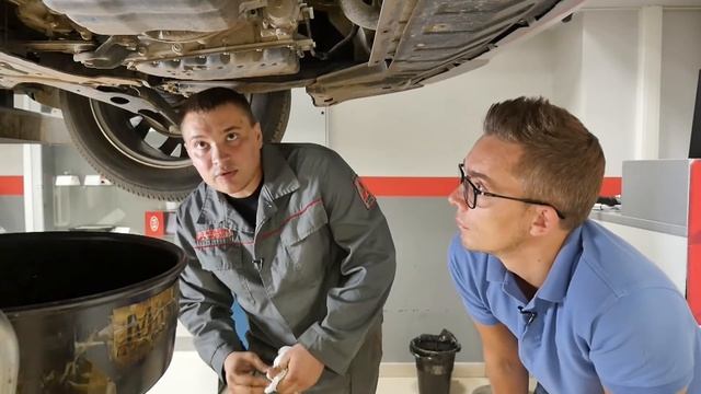 Замена моторного масла и фильтра Mitsubishi Оutlander