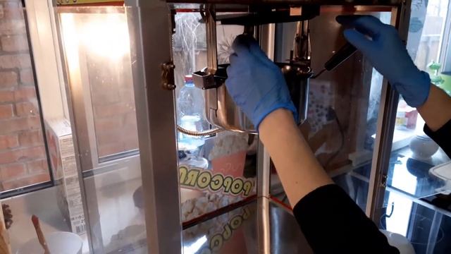 Сладкий попкорн.