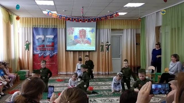 Детский сад "Радуга" праздник 23 февраля