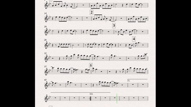 Voyage, voyage (ноты для скрипки)
