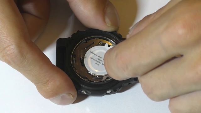 Замена батарейки в часах Casio G-Shock DW-5600