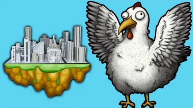 СУПЕР КУРИЦА съедает МУСОР и ГОРОДА Мультик ИГРА Tasty Planet Forever