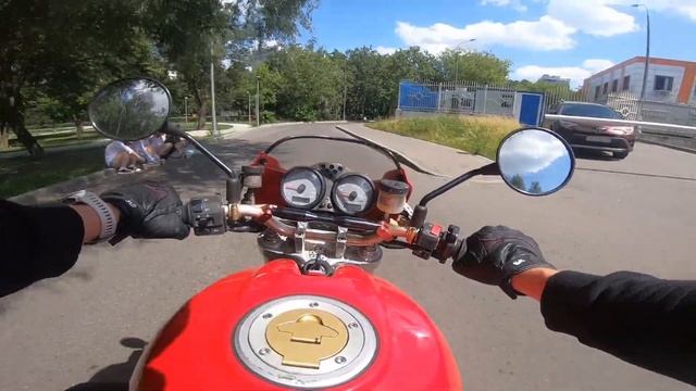Новичок на литровом байке в городе Москва (часть 1)