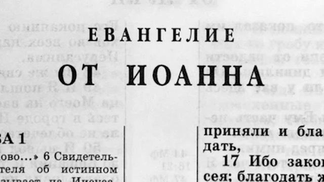 Новый Завет. Евангелие от Иоанна. Синодальный Перевод. (читает Александр Бондаренко)