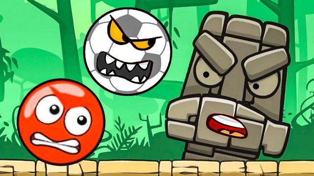Несносный КРАСНЫЙ ШАР в поисках сокровищ #4. Мультик Red Ball на Игрули TV