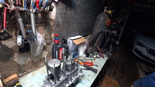 Собрали двигатель снегохода Тайга 500 - часть 2 | Сельский блог "В Гостях у Владимира".