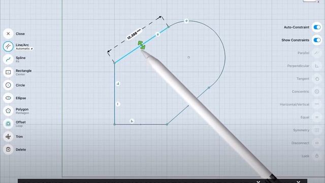 Построение плоских чертежей. Знакомство с программой. Editing sketches | Draw 2D sketches
