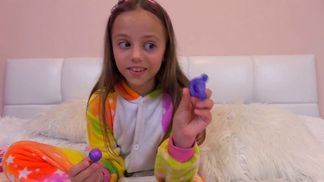 Пижамная ВЕЧЕРИНКА Настя и Саша одни ДОМА My little Nastya