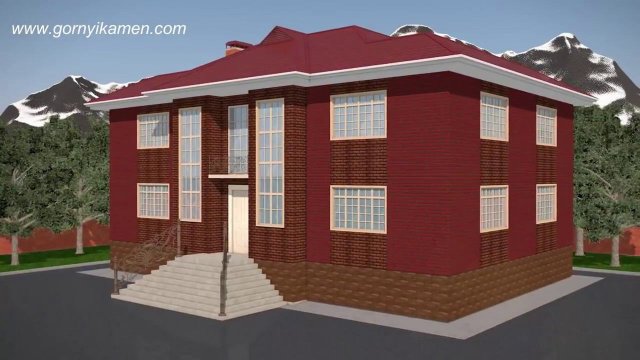 Монтаж фасадных панелей для дома Royal Brick