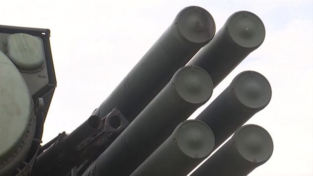 Боевая работа расчетов ЗРПК «Панцирь-С1» ЗВО