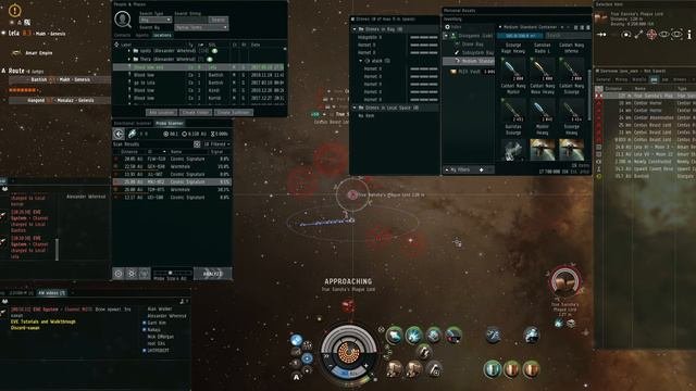 EVE-online Sansha Powergrid. Combat Sansha Nation expedition on Loki | 3d location