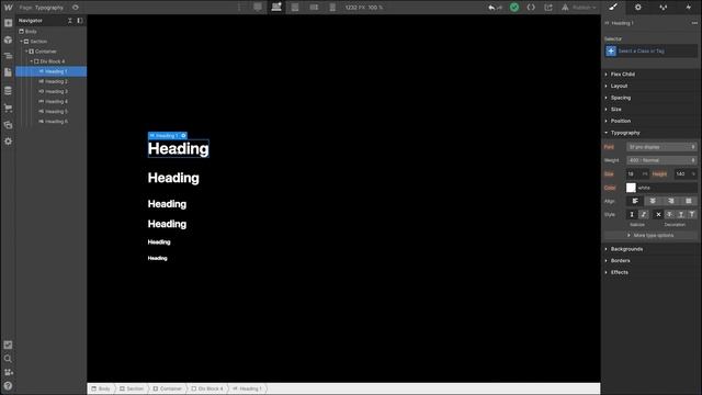 [Webflow: Старт] Обзор основных элементов